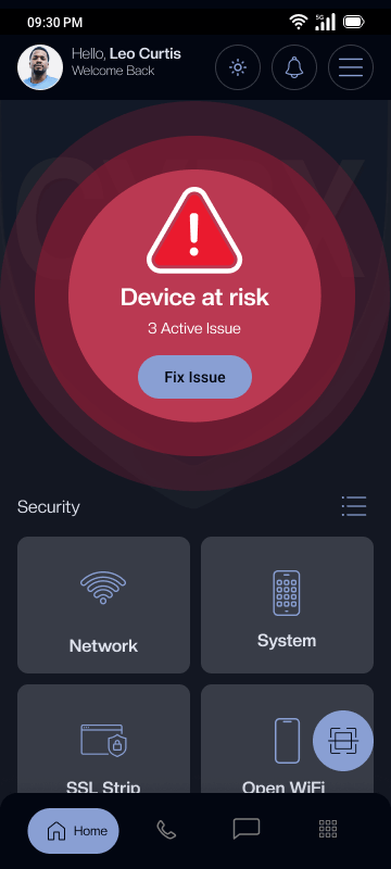 CYBX App - Dark Mode Grid View